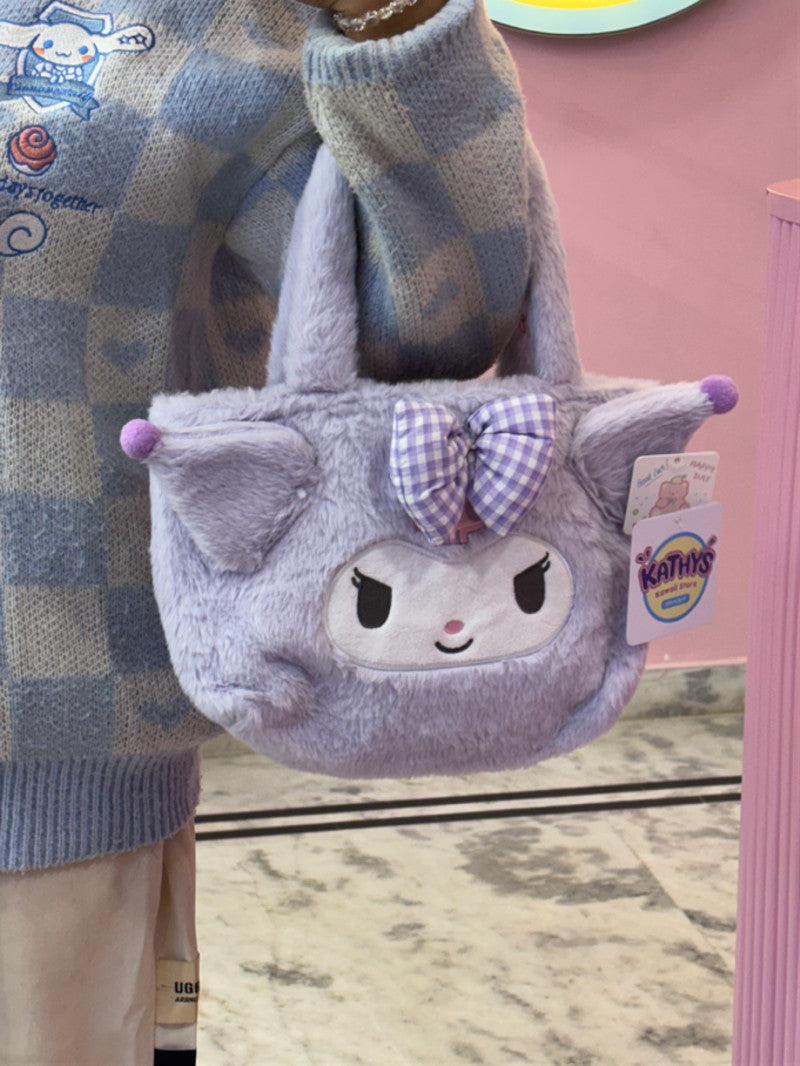 Kuromi - Plush Shoulder Bag